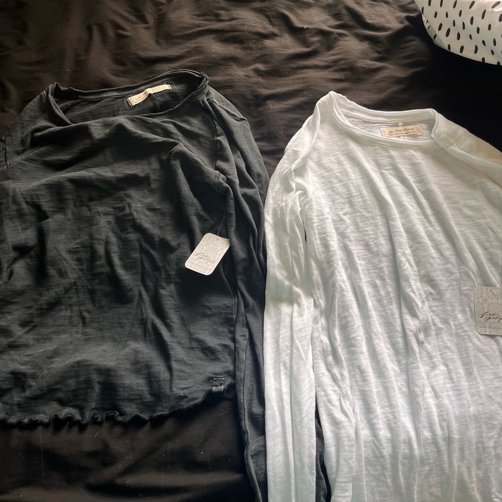 2 free people long sleeve shirts 30 each!